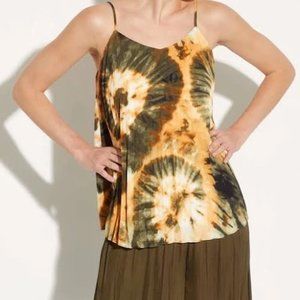 (NWT) T Tahari Tie Dye Pleated Camisole Top (NEW!!)